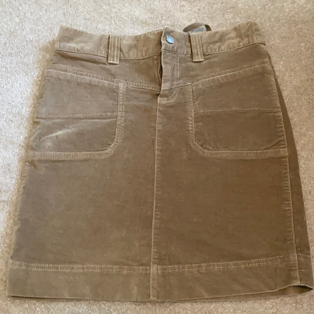Athleta suede mini skirt